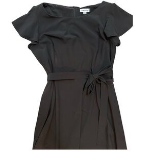 Calvin Klein Black Fit-In-Flare Dress